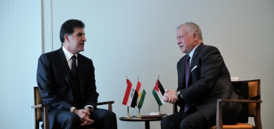 نيجيرفان بارزاني والملك عبد الله يبحثان العلاقات بين العراق والأردن وآخر التطورات بالمنطقة