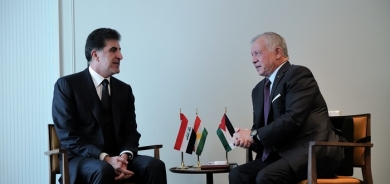 President Nechirvan Barzani meets with His Majesty King Abdullah of Jordan