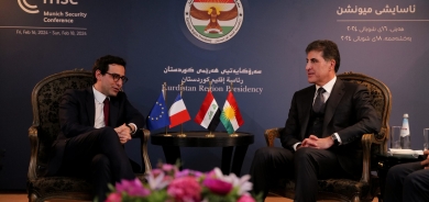 President Nechirvan Barzani expresses appreciation for France’s valuable support in meeting with Foreign Minister