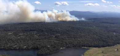 حرائق الغابات تدمر عدداً من المنازل في أستراليا