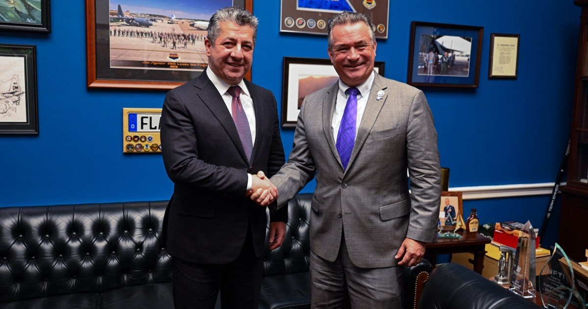KRG Prime Minister Convenes with Congressman Don Bacon