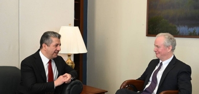 KRG Prime Minister Barzani and Senator Van Hollen Hold Talks in Washington
