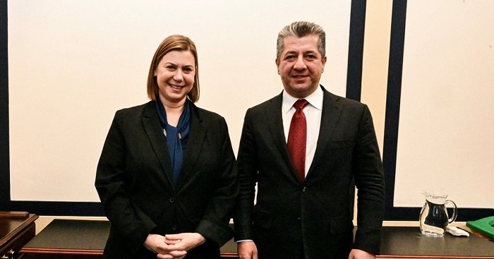 KRG Prime Minister and Congresswoman Slotkin Discuss Kurdistan's Stability and Coexistence