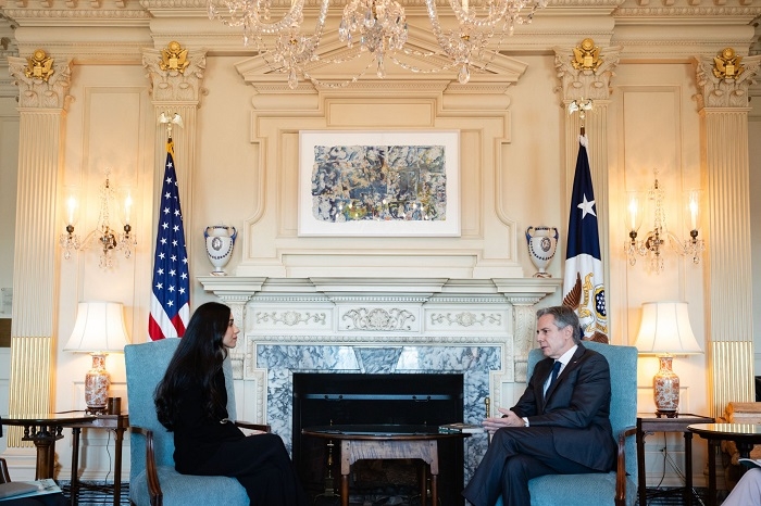 U.S. Secretary of State Blinken Reaffirms Support for Yazidi Justice in Meeting with Nobel Laureate Nadia Murad