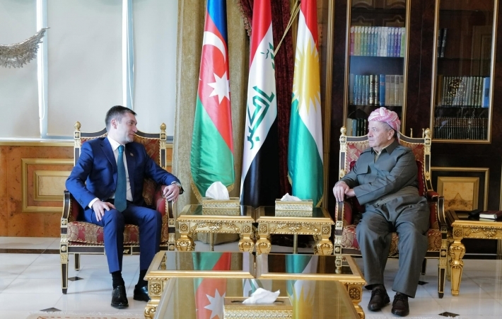 الرئيس بارزاني وسفير  أذربيجان يبحثان تعزيز العلاقات من النواحي الثقافية والاقتصادية