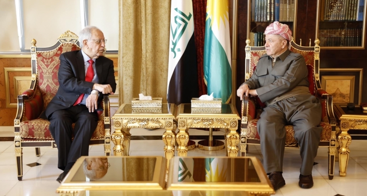 Kurdish Leader Masoud Barzani Condemns Assassination Attempt on Al-Mada Foundation Head