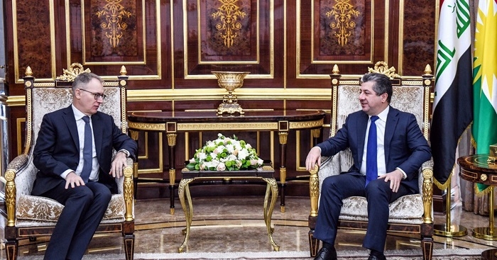 KRG Prime Minister Meets with Italy's Ambassador to Iraq