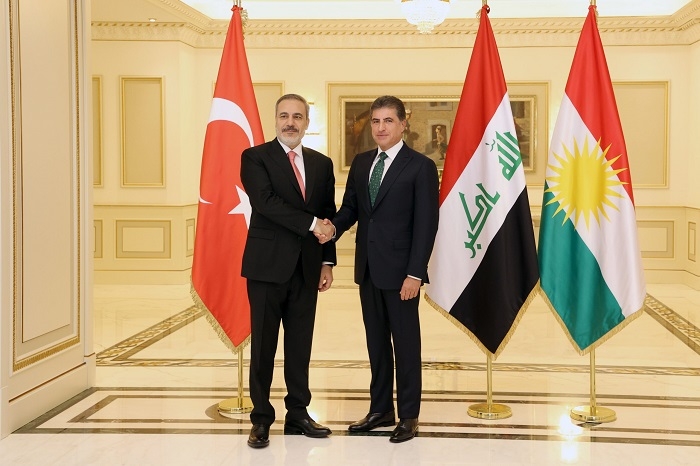 President Nechirvan Barzani receives Nawroz congratulatory letter from Foreign Minister of Türkiye