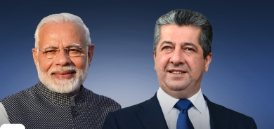 رئيس وزراء الهند يؤكد لمسرور بارزاني رغبة بلاده بتطوير علاقاتها مع إقليم كوردستان