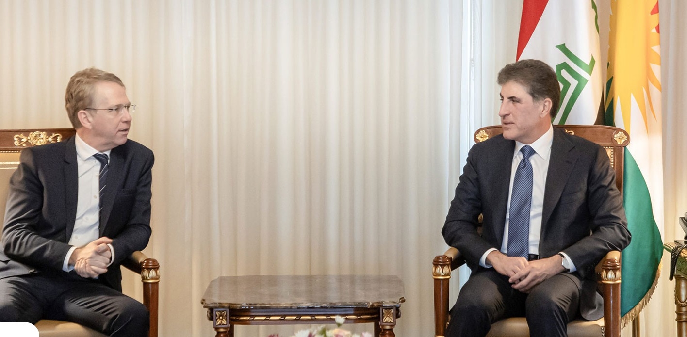 رئيس إقليم كوردستان يستقبل سفير فرنسا لدى العراق