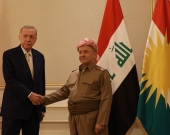 Kurdish Leader Masoud Barzani Hosts Turkish President Erdogan in Historic Erbil Meeting
