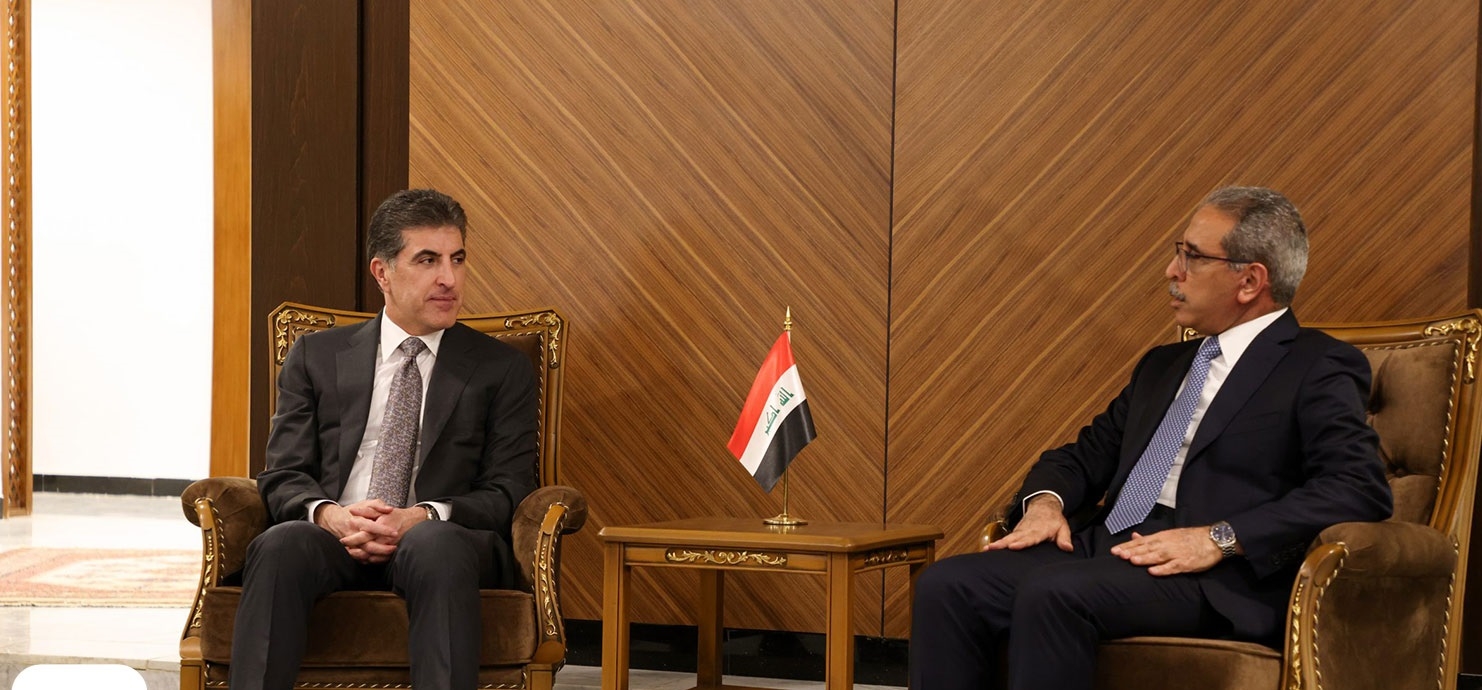 رئيس إقليم كوردستان يجتمع مع رئيس مجلس القضاء الأعلى العراقي
