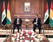 رئيس حكومة كوردستان ورئيس جمهورية العراق يتفقان ضرورة احترام مبادىء النظام الاتحادي والكيان الدستوري لاقليم كوردستان