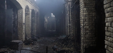 محافظة أربيل تصدر عدداً من القرارات بشأن تعويض المتضررين من حريق السوق القيصرية