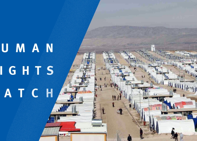 هيومن رايتس ووتش: إغلاق مخيمات إقليم كوردستان يهدد حقوق نازحي سنجار
