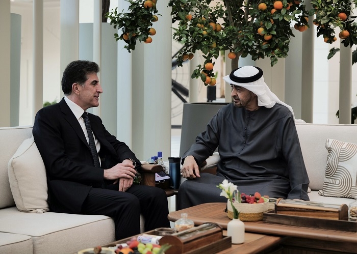 Kurdistan Region President and UAE President discuss bilateral relations