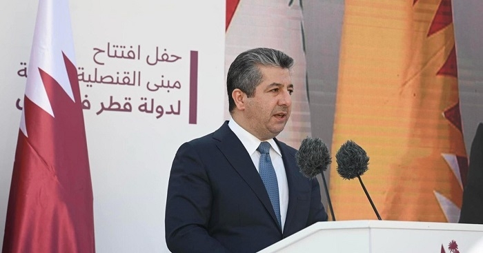 PM Masrour Barzani inaugurates Qatar General Consulate in Erbil
