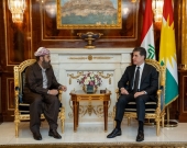 President Nechirvan Barzani meets with Mir of the Yezidis