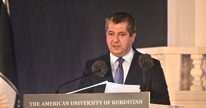 Prime Minister Masrour Barzani Addresses Graduates at American University of Kurdistan Ceremony