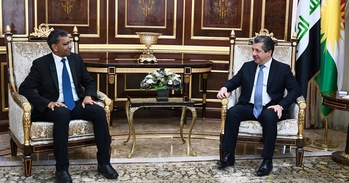 KRG Prime Minister Meets Ambassador of India