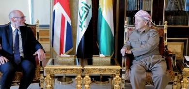 الرئيس بارزاني يبحث مع  السفير البريطاني لدى العراق الاوضاع السياسية والامنية
