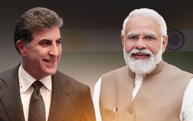 رئيس إقليم كوردستان يهنئ رئيس الوزراء الهندي بفوزه في الانتخابات