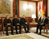 President Nechirvan Barzani meets with a delegation from the Islamic Republic of Iran