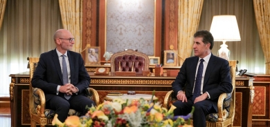 President Nechirvan Barzani meets with UK Ambassador to Iraq
