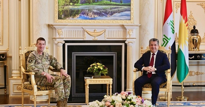 KRG Prime Minister Meets with the Commander of Operation Inherent Resolve