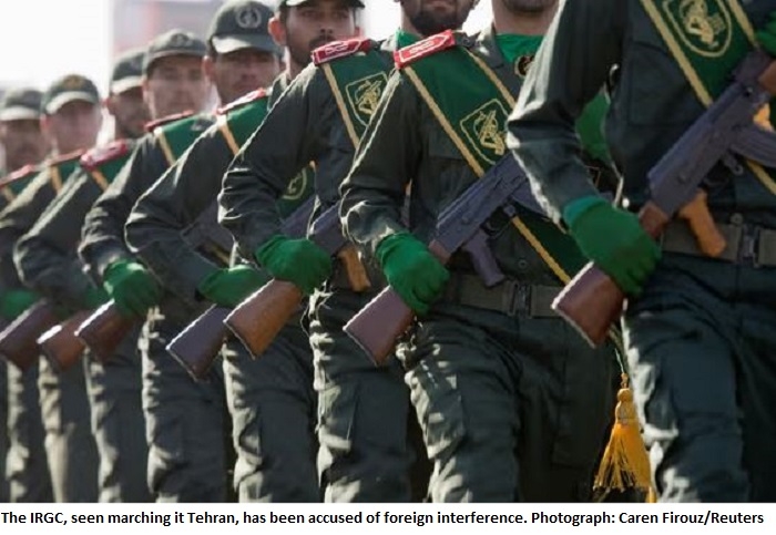 Canada Designates Iran’s Revolutionary Guards as Terrorist Group