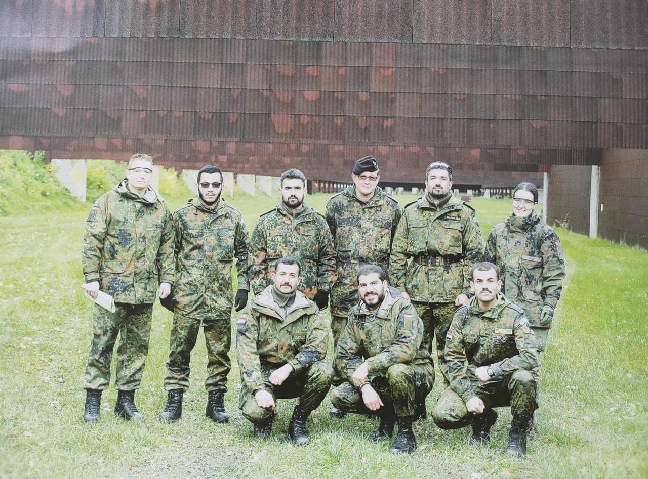 ضابط من البيشمركة يتم بنجاح دورة عسكرية في ألمانيا