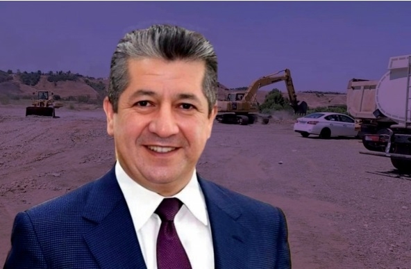 بقرار من رئيس حكومة إقليم كوردستان .. المباشرة فوراً بتنفيذ مشروع مياه (گوپتەپە - جمجمال)