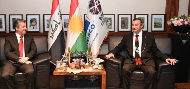 رئيس حكومة إقليم كوردستان يجتمع مع محافظ وقائميمقام محافظة السليمانية