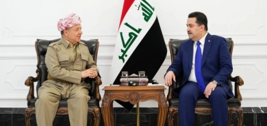 الرئيس بارزاني يجتمع مع رئيس الوزراء العراقي