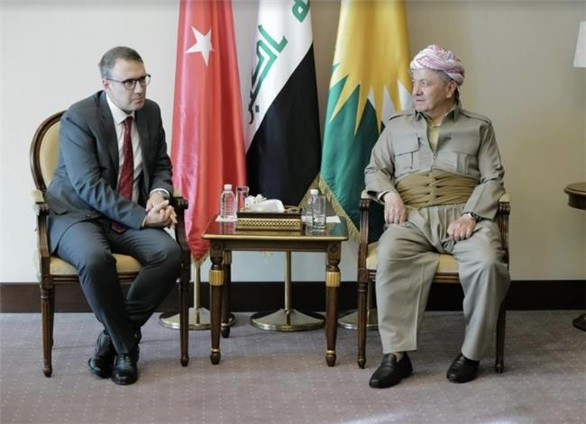 الرئيس بارزاني يستقبل السفير التركي لدى العراق