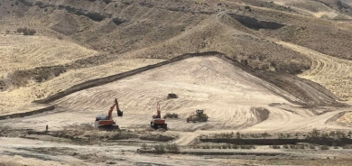 بناء أكبر بركة مائية في إقليم كوردستان