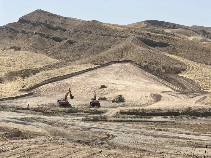 بناء أكبر بركة مائية في إقليم كوردستان