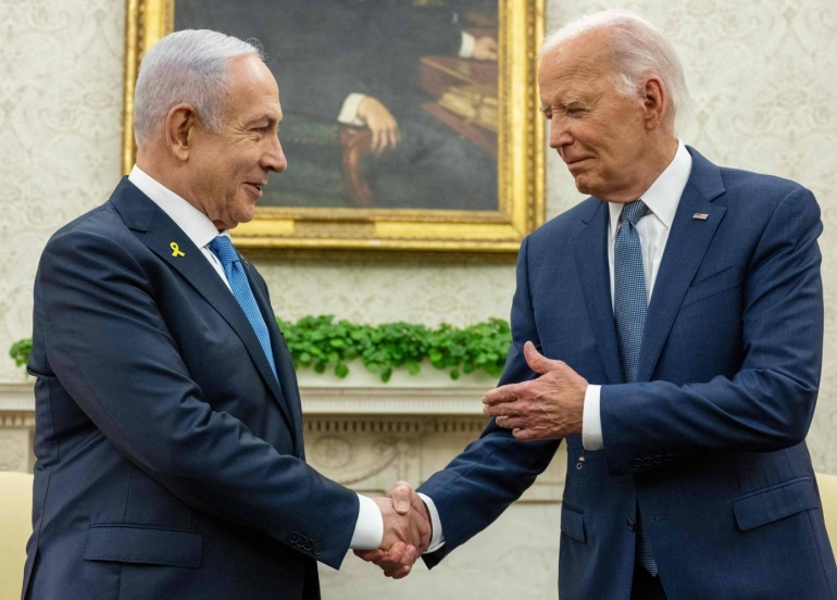نتنياهو يشكر بايدن على دعمه لدولة إسرائيل على مدى 50 عاماً