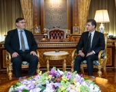 President Nechirvan Barzani meets with Austrian Ambassador