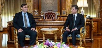 President Nechirvan Barzani meets with Austrian Ambassador