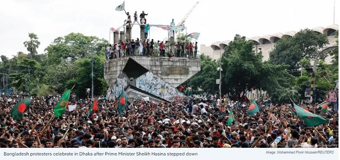 Sheikh Hasina Steps Down as Bangladeshi Prime Minister Amid Violent Protests