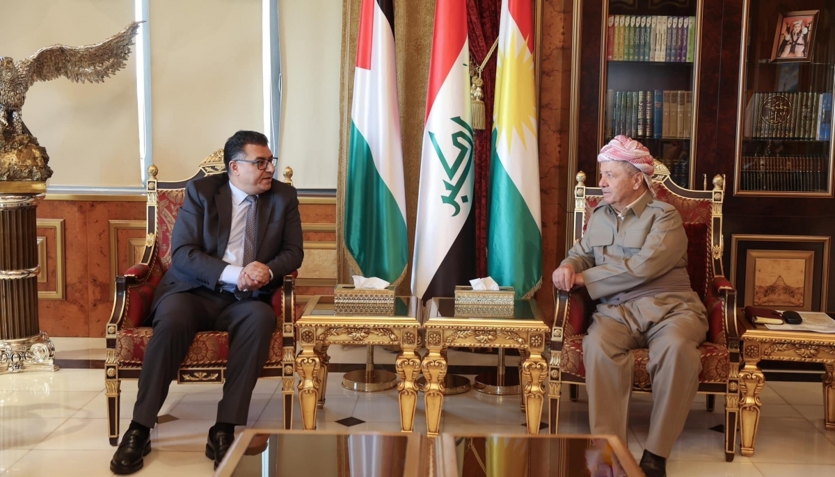 President Masoud Barzani Meets with Jordanian Minister to Discuss Regional Stability and Cooperation