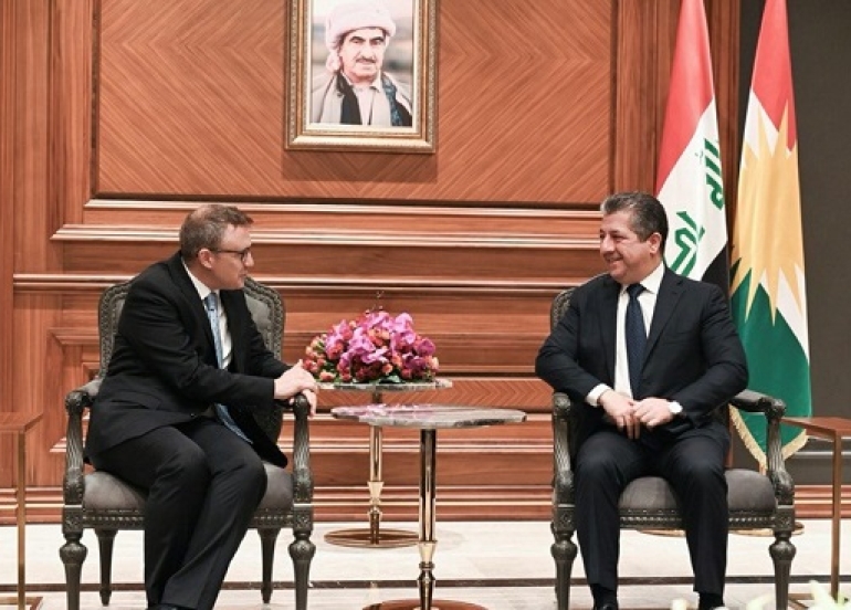 KRG Prime Minister Welcomes New Ambassador of Türkiye