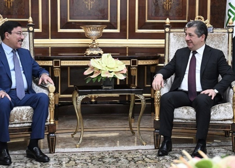 KRG Prime Minister Masrour Barzani Discusses Banking Reforms with Central Bank of Iraq Governor