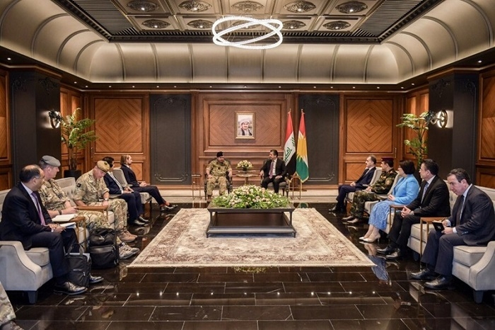 Kurdistan Prime Minister Masrour Barzani Meets with Senior British Military Delegation to Discuss Security Cooperation