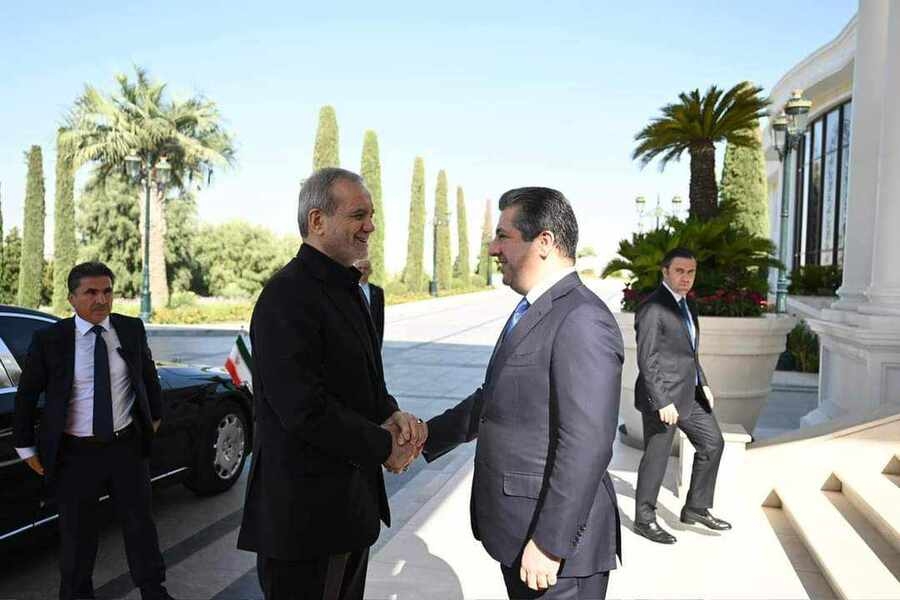 Kurdistan Regional Government Prime Minister Welcomes Iranian President's Visit to Erbil