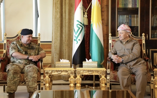 President Masoud Barzani Meets with British Advisor to Discuss Security and Peshmerga Reforms