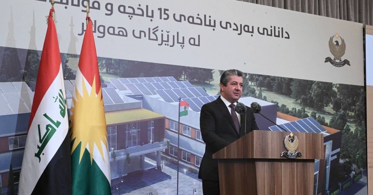 Kurdistan Region Prime Minister Lays Foundation Stone for 15 Schools, Vows Major Investment in Education