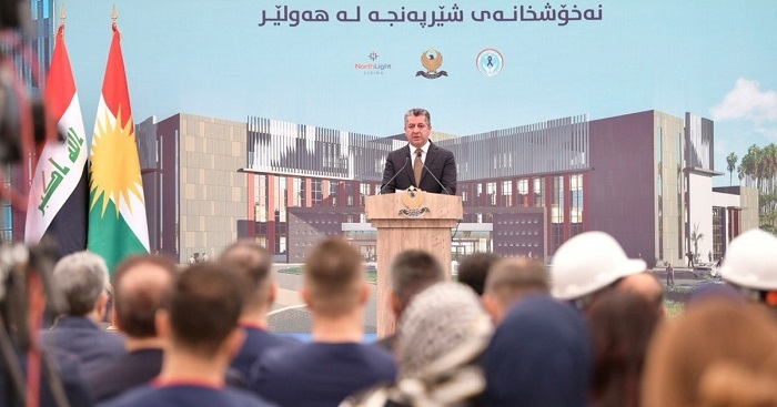 KRG Prime Minister Lays Foundation for Region's Largest Cancer Hospital