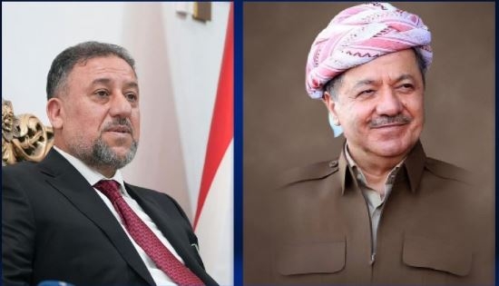 Sunni Leader Khamis al-Khanjar Praises Kurdish Leader Masoud Barzani for Welcoming Arab Refugees in 2014